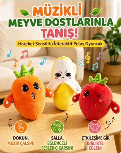 Muzik Notalı Meyveler